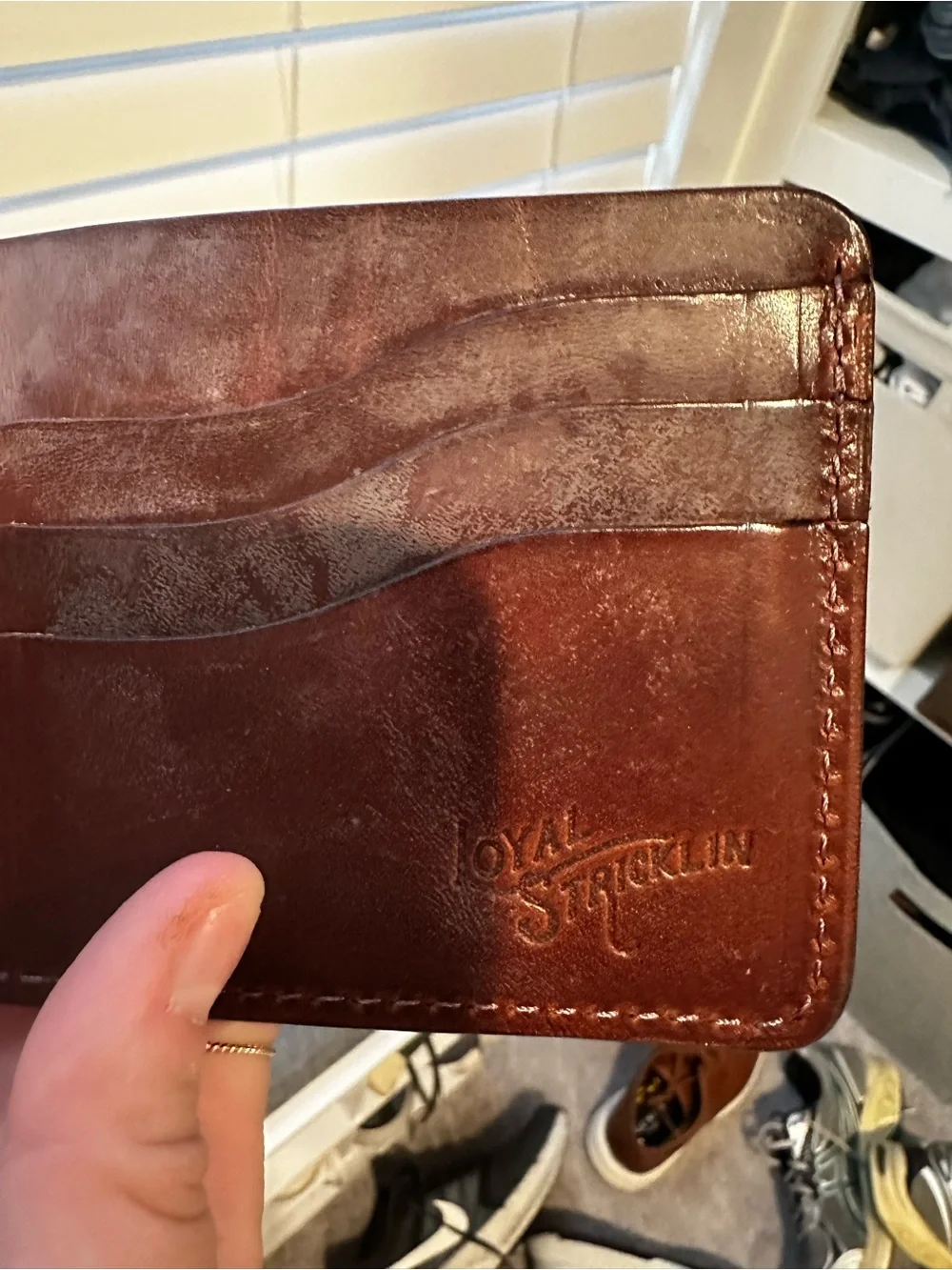 NWOT Loyal Stricklin Klein wallet